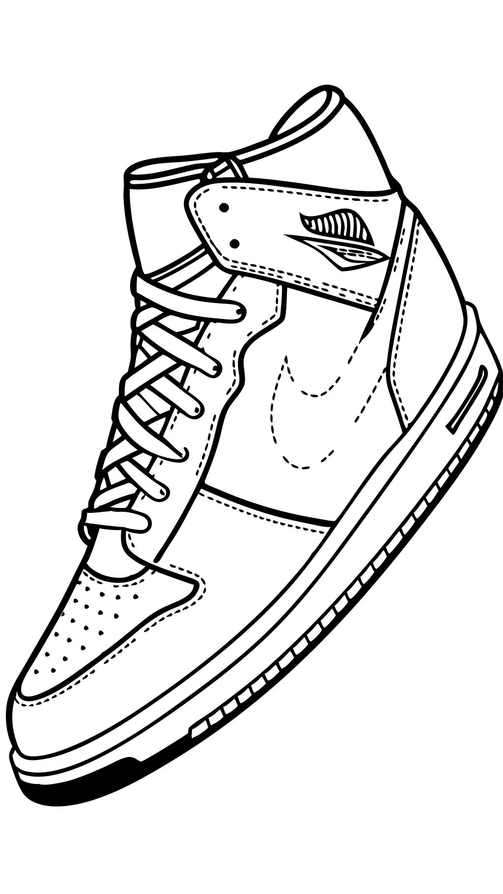 air jordan 1 coloring page